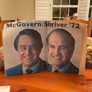 McGovern/Shriver ‘72 Campaign Poster 14” x22”